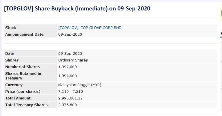 Topglov i3investor Top Glove
