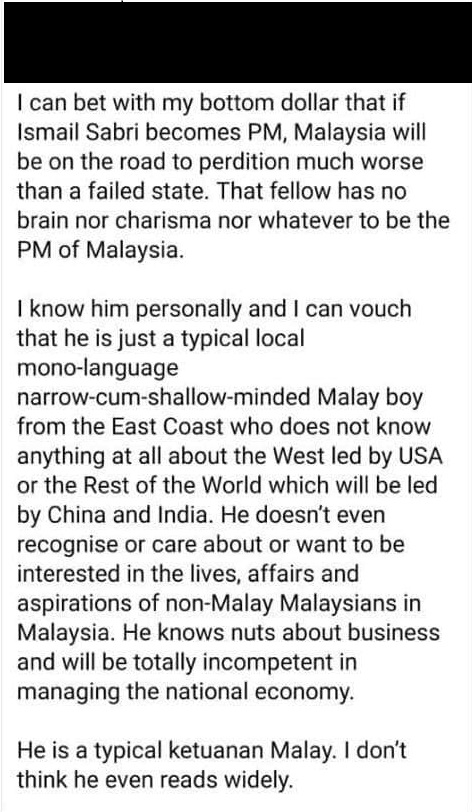 Sabri petition ismail [完了完了] Malaysia