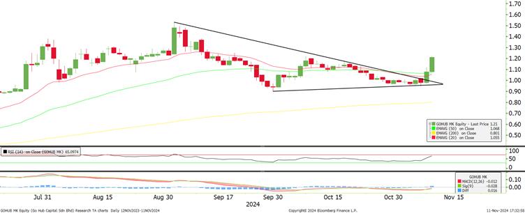 Technical chart: GOHUB