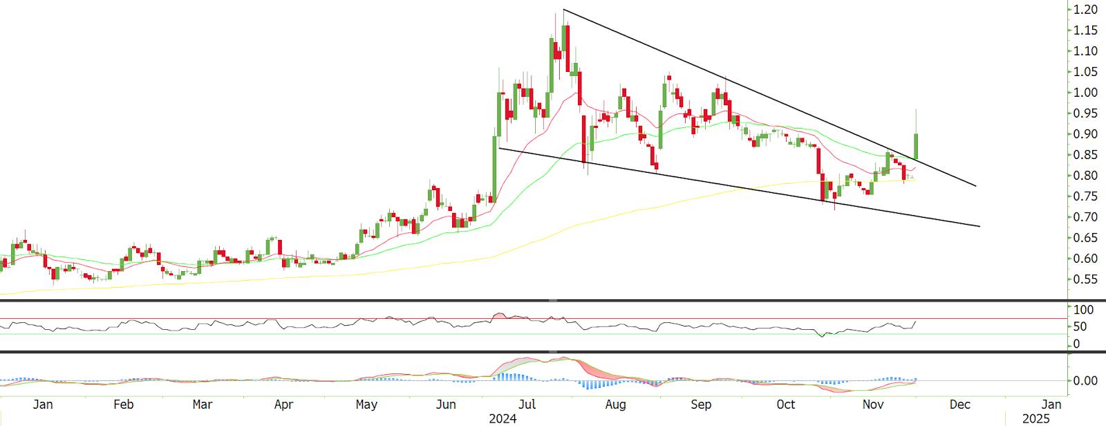 Technical chart: SKBSHUT