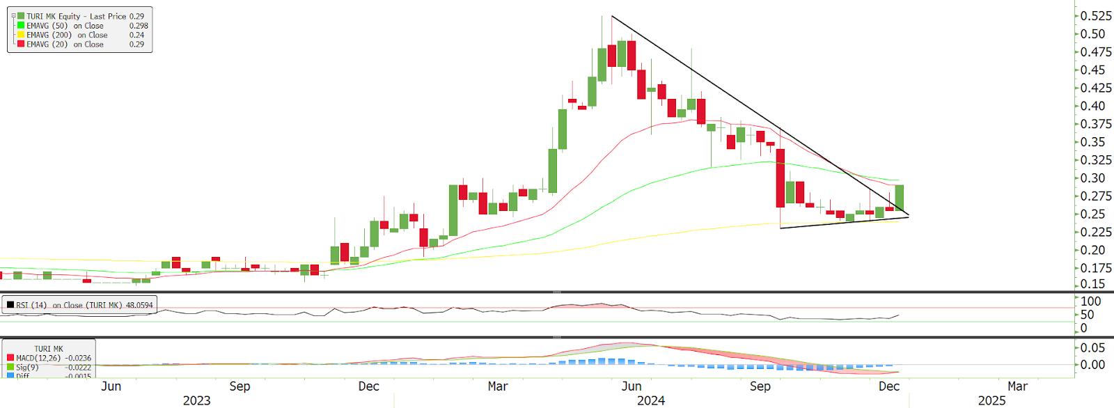 Technical chart: TURIYA