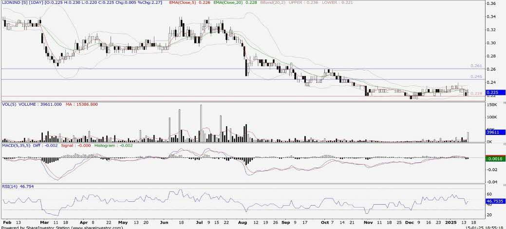 Technical chart: LIONIND