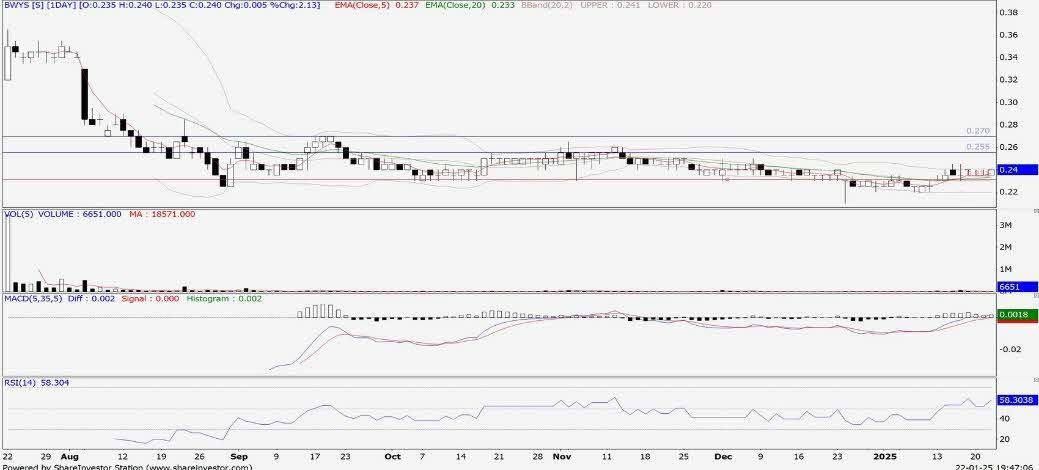 Technical chart: BWYS